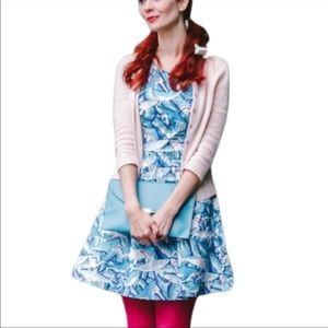 RETROLICIOUS Land Before Sublime Shark Dress Sz L Novelty Retro Rockabilly NEW